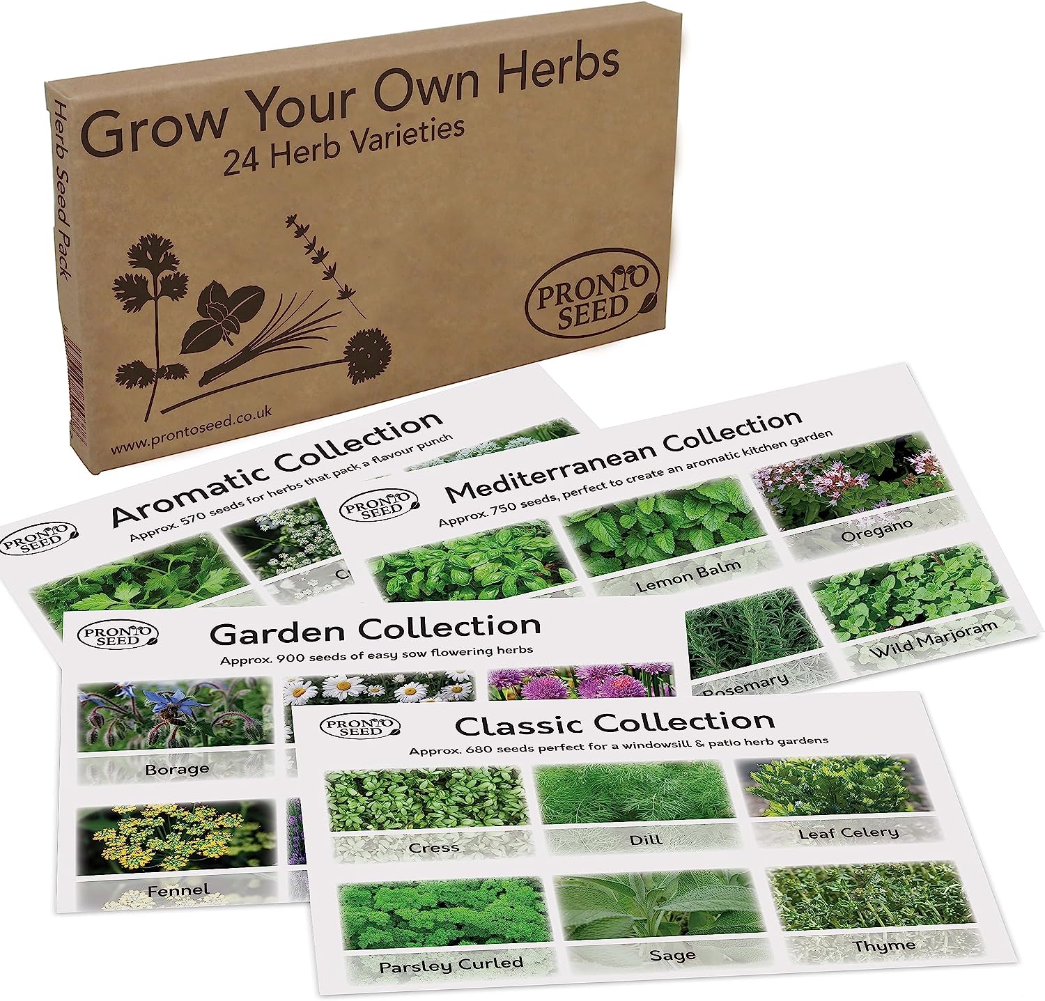 Herb Seeds – 24 Varieties, 2,900+ Seeds Herb Seeds – 24 Varieties, 2,900+ Seeds