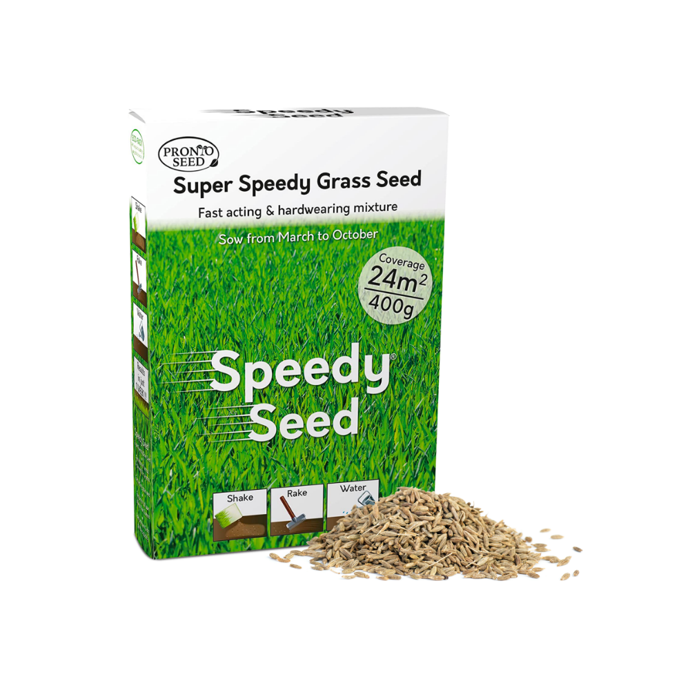 Fast Growing Speedy Grass Seed 400gr Pronto Seed