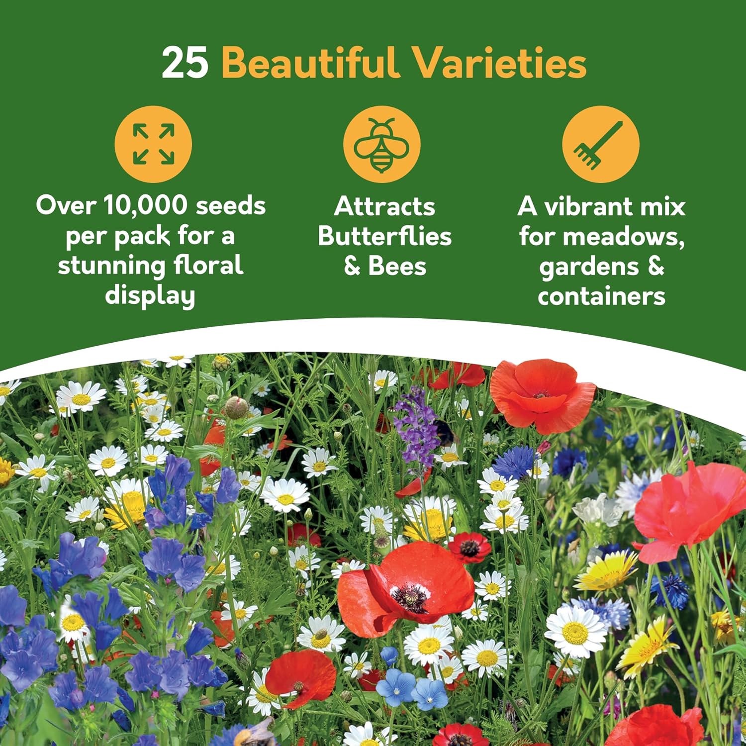 Wildflower Garden Wildflower Seed Shaker – Covers 25m²