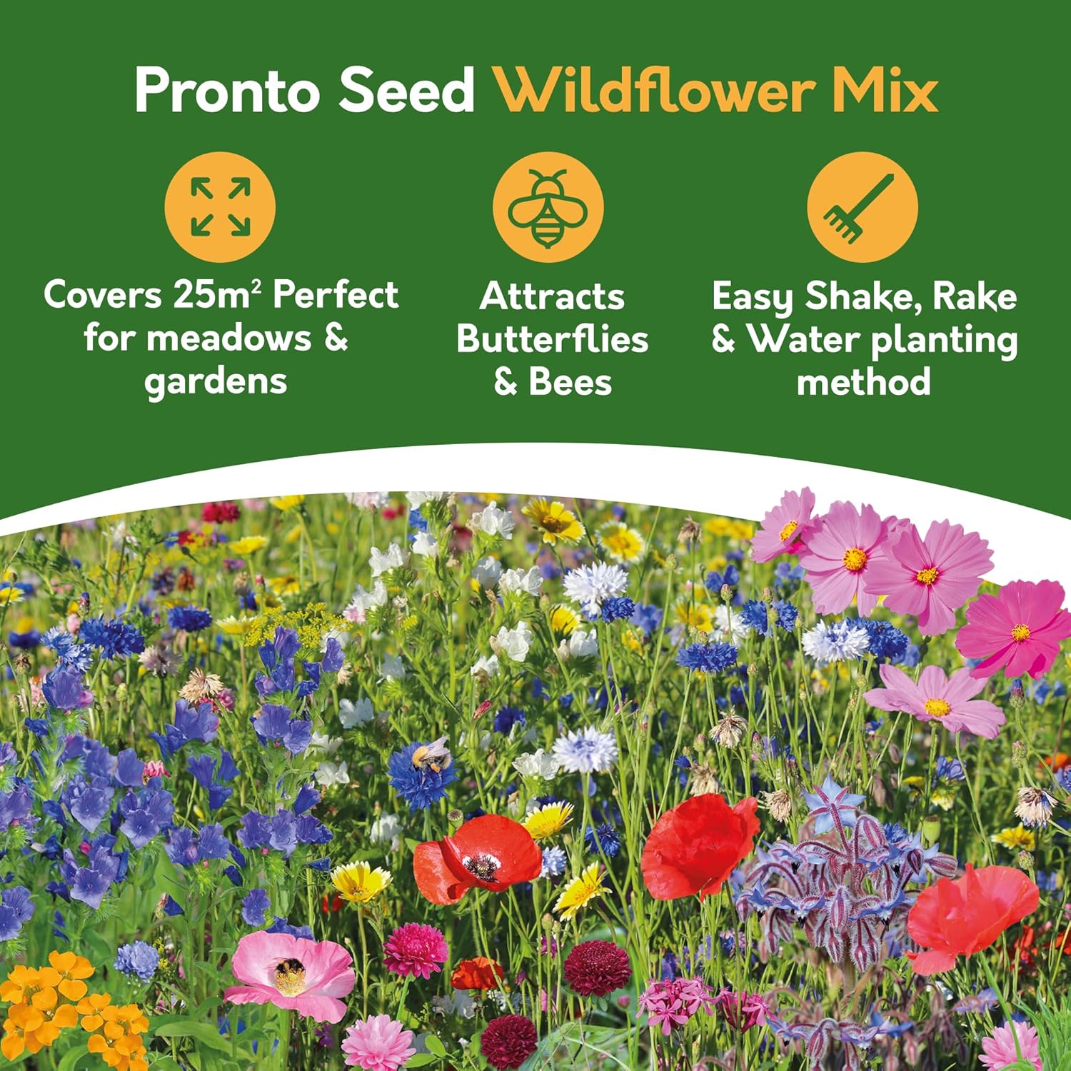 Wildflower Garden Wildflower Seed Shaker – Covers 25m²