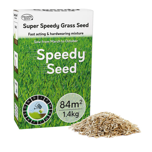 Fast Growing Speedy Grass Seed 1.4kg Covers 84m2