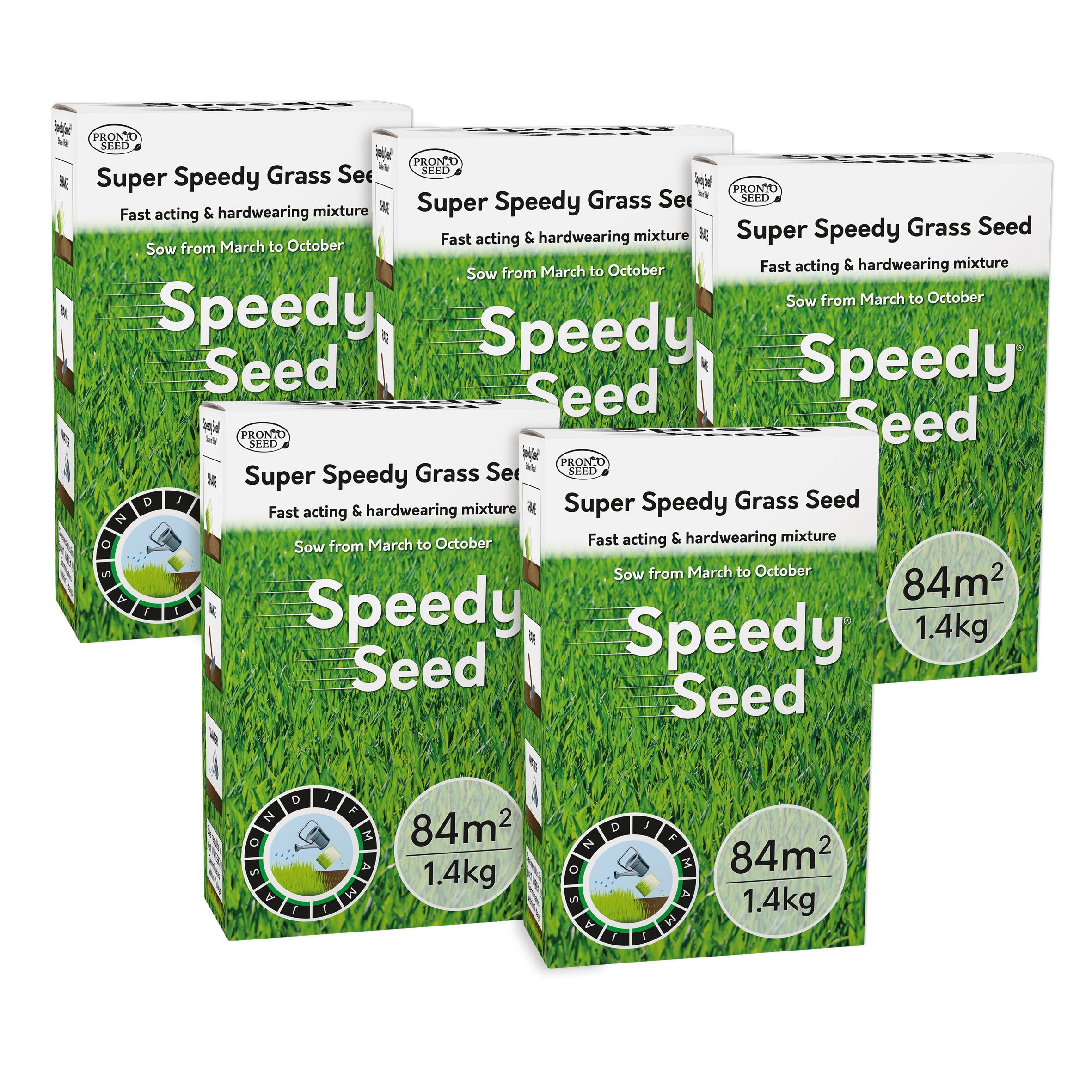 Speedy Seed – Fast Growing Grass Seed 7kg (Covers 420m²)