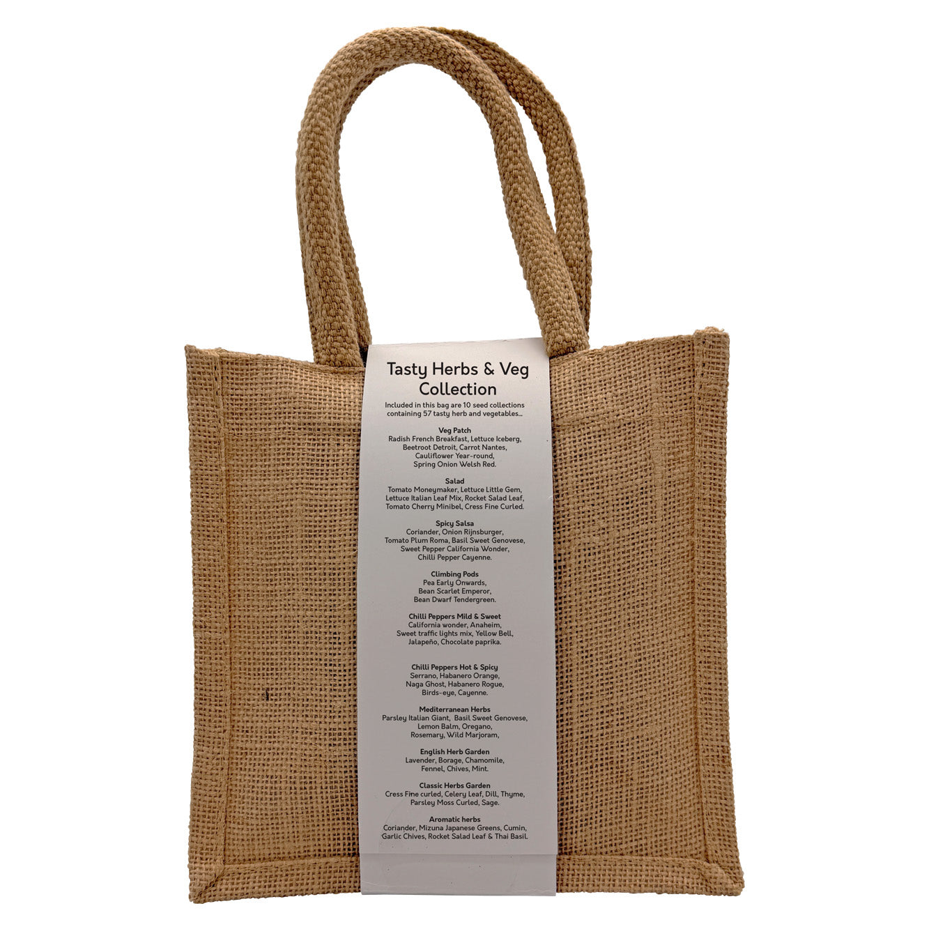 Tasty Herbs & Veg Seed Variety Gift Bag – 57 Varieties