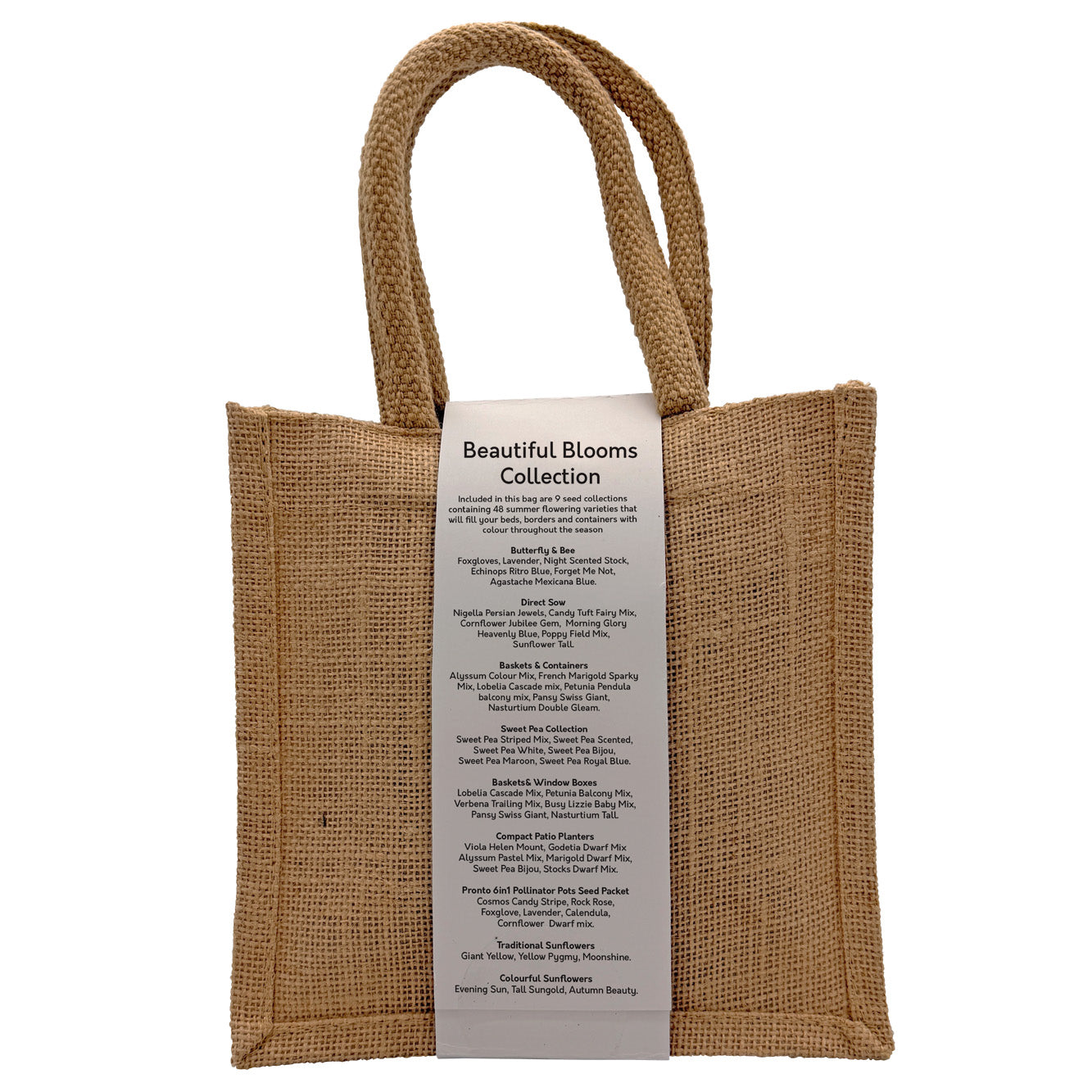 Beautiful Blooms Flower Seed Variety Gift Bag – 48 Varieties
