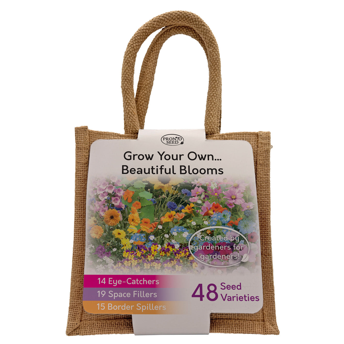Beautiful Blooms Flower Seed Variety Gift Bag – 48 Varieties