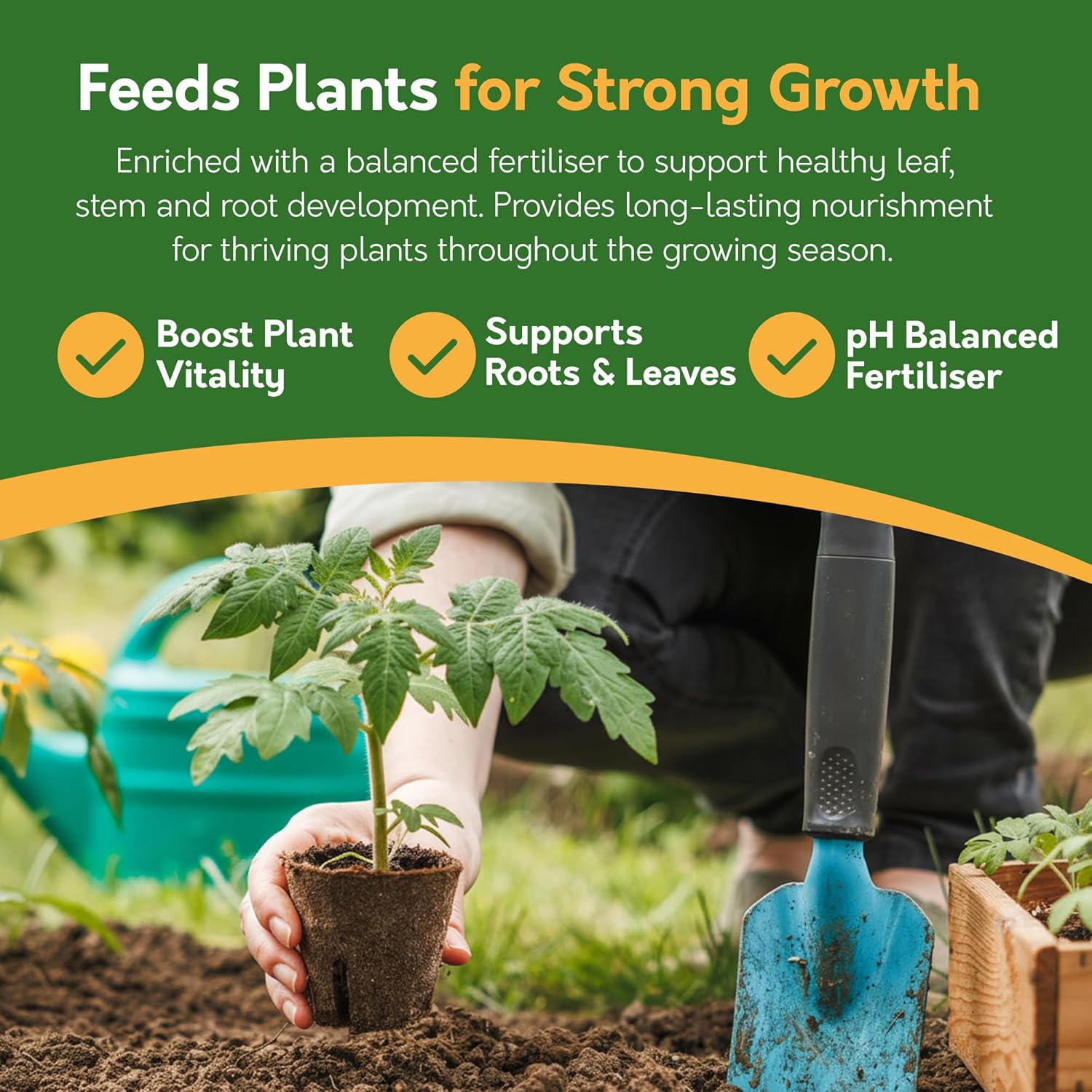 Enriched Coir Potting Mix – 1kg Peat-Free Mulch & Soil Alternative | Expands to 9L