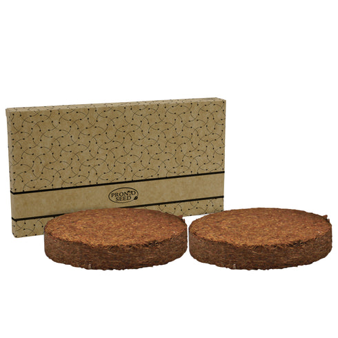 Coir Potting Soil Discs – 2.6L Peat-Free, Eco-Friendly Grow Medium (2 x 10cm Discs)