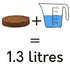 Coir Potting Soil Discs – 2.6L Peat-Free, Eco-Friendly Grow Medium (2 x 10cm Discs)
