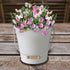 Sweet Pea Cream Bucket Planter Gift Set