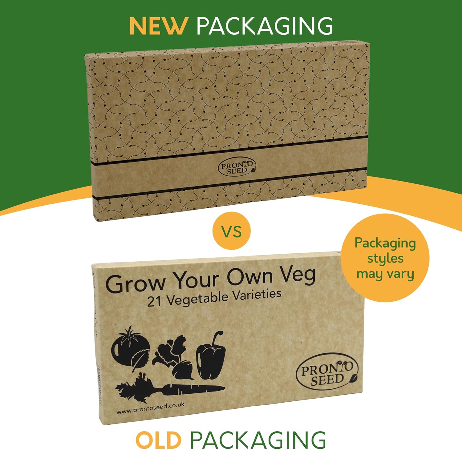 Vegetable Seeds – 21 Varieties, 1,700+ Seeds