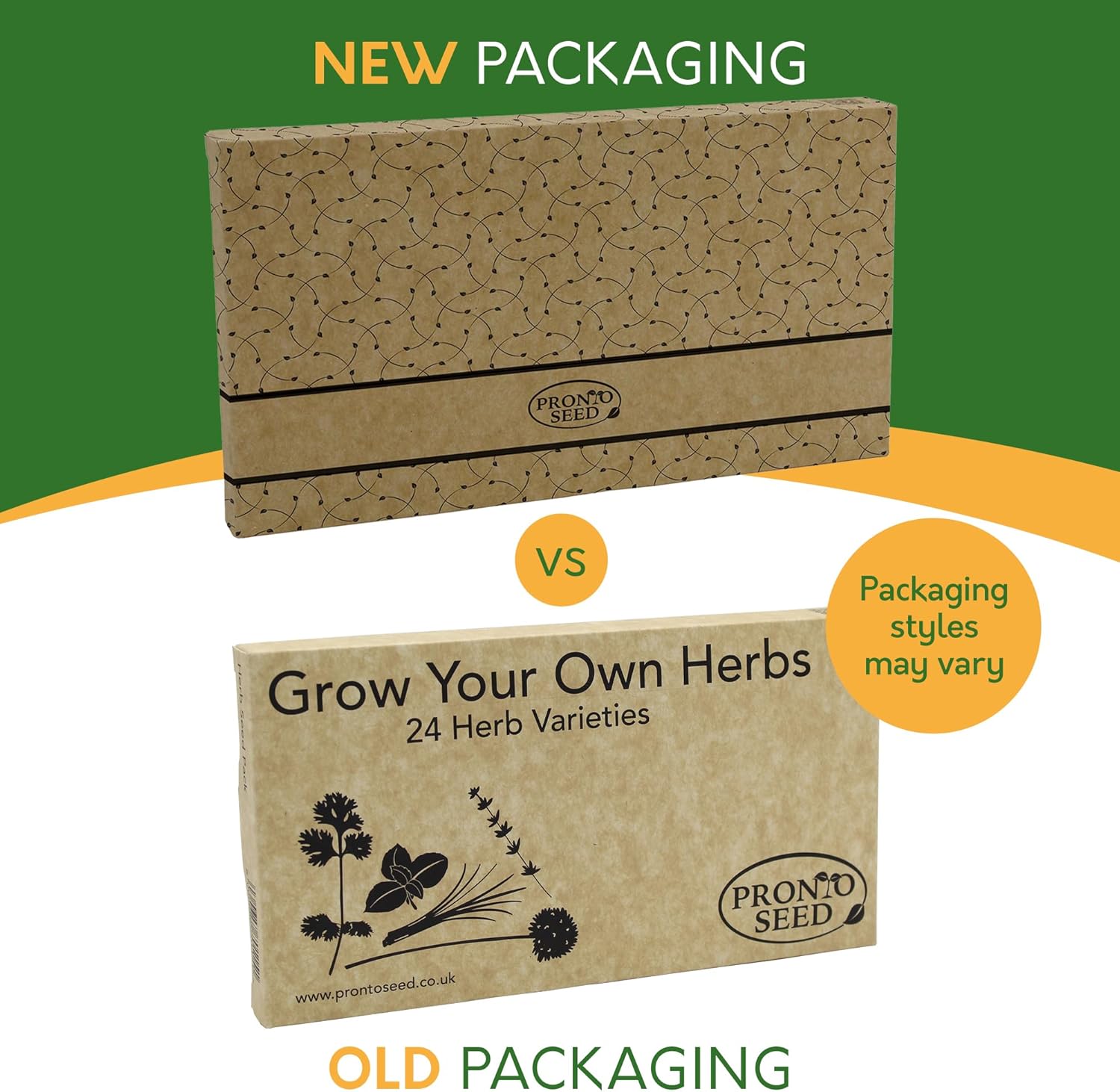 Herb Seeds – 24 Varieties, 2,900+ Seeds