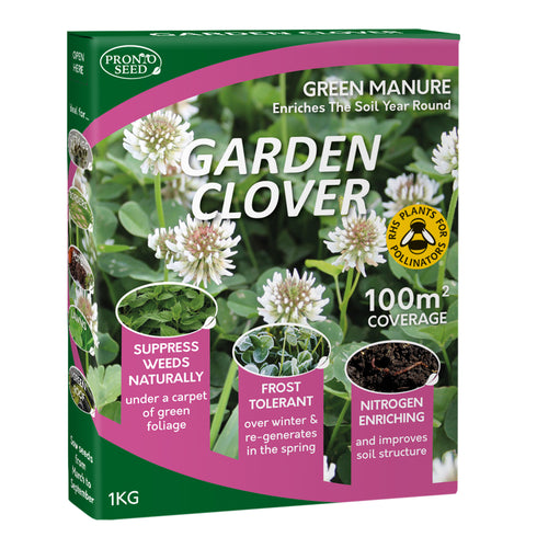 White Clover Seed - Eco-Friendly, Flowering Lawn Seed