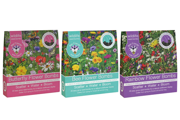 Bee Friends Eco Friendly Seed Bombs 3 Pack