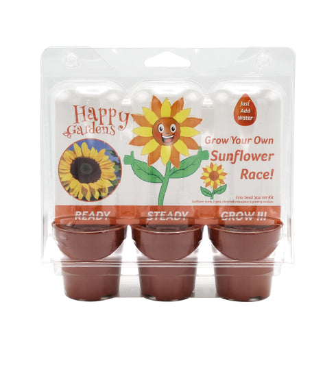 Happy Gardens Bundle (Sunflower Race & Hedgehog Kit)