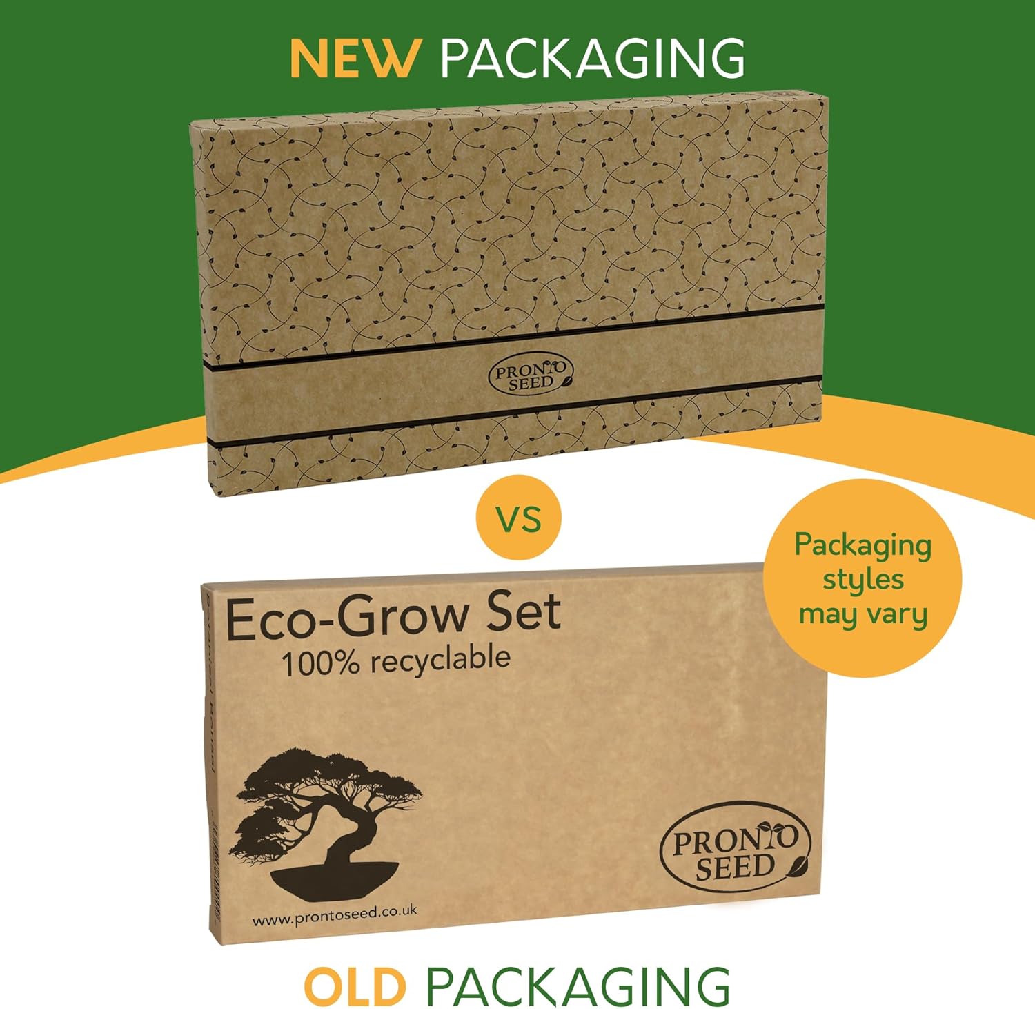 Grow Your Own Bonsai Tree Kit – 5 Seed Varieties | Botanical Bonsai Grow Kit