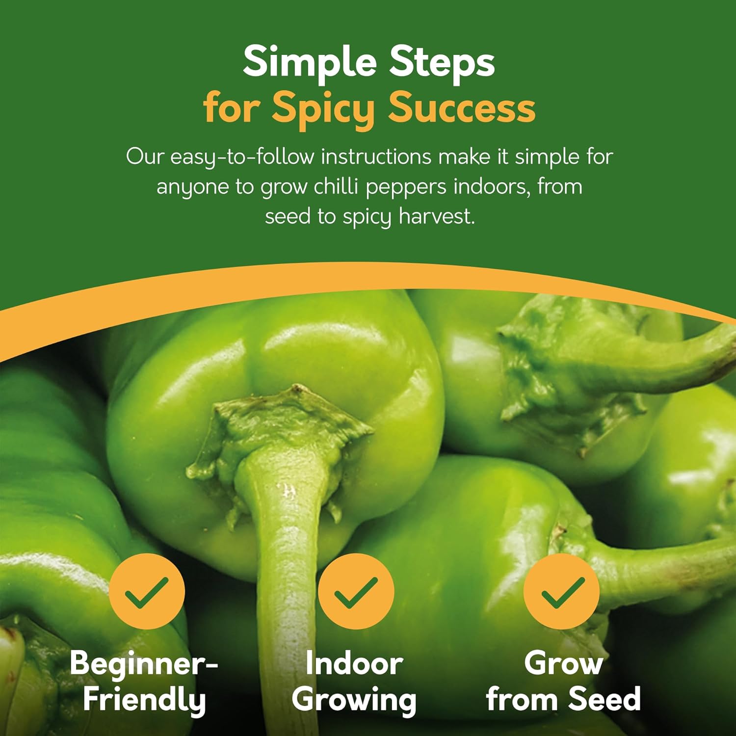 Grow Your Own Chilli Kit – 5 Seed Varieties | Red Hot Chilli Grow Kit