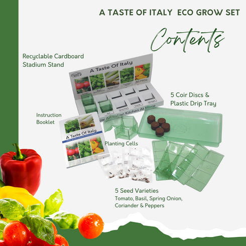 A Taste of Italy - Grow Your Own Herbs and Vegetables