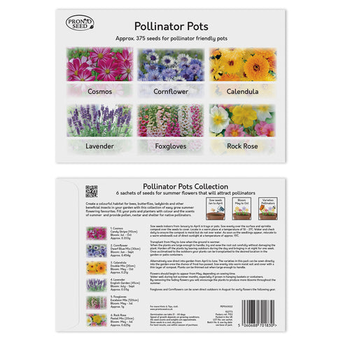 Baskets & Containers Seed Collection 18 Flower Seed Varieties