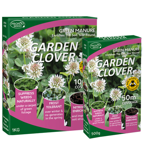 White Clover Seed - Eco-Friendly, Flowering Lawn Seed