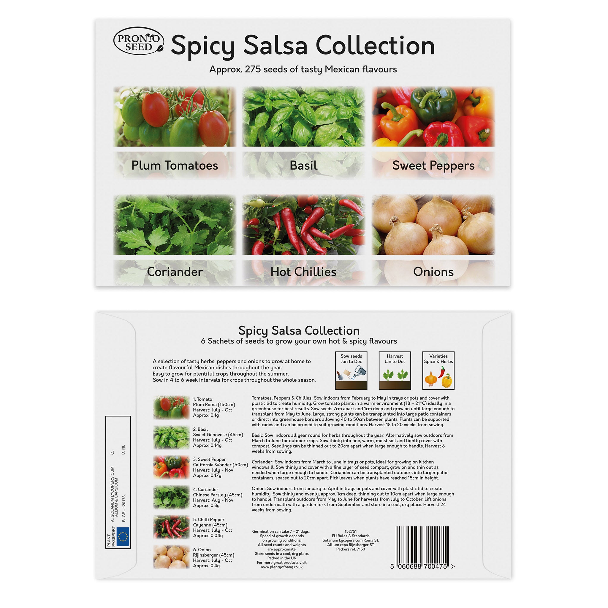 Vegetable Seeds – 21 Varieties, 1,700+ Seeds